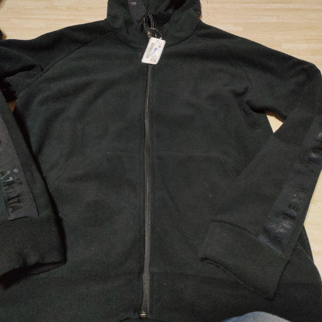 新品 ATHLETA アスレタ FUK-24 SW 裏起毛 上下 黒 L