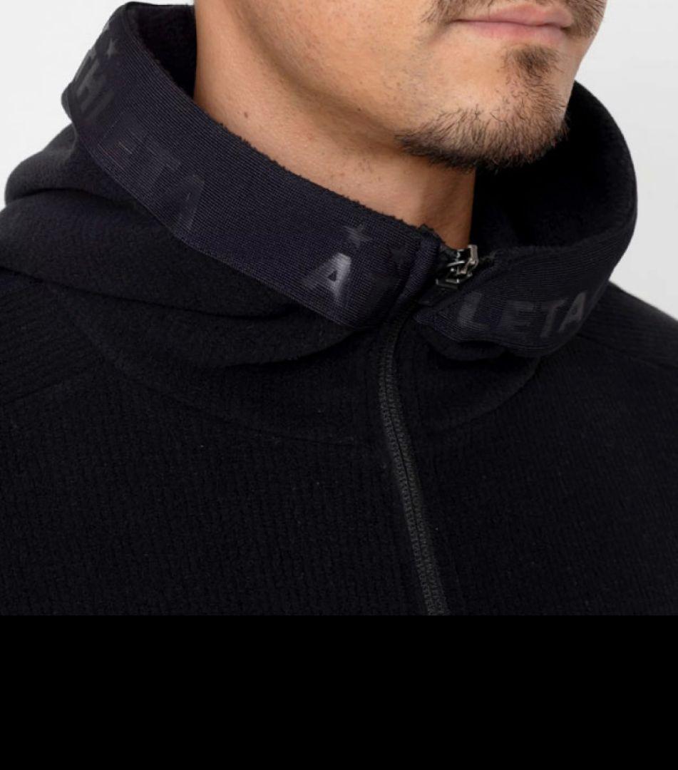 新品 ATHLETA アスレタ FUK-24 SW 裏起毛 上下 黒 L