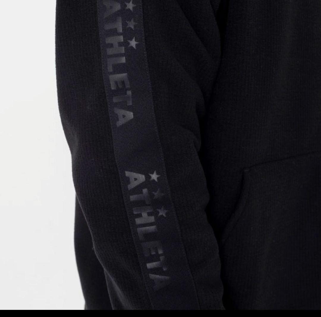 新品 ATHLETA アスレタ FUK-24 SW 裏起毛 上下 黒 L