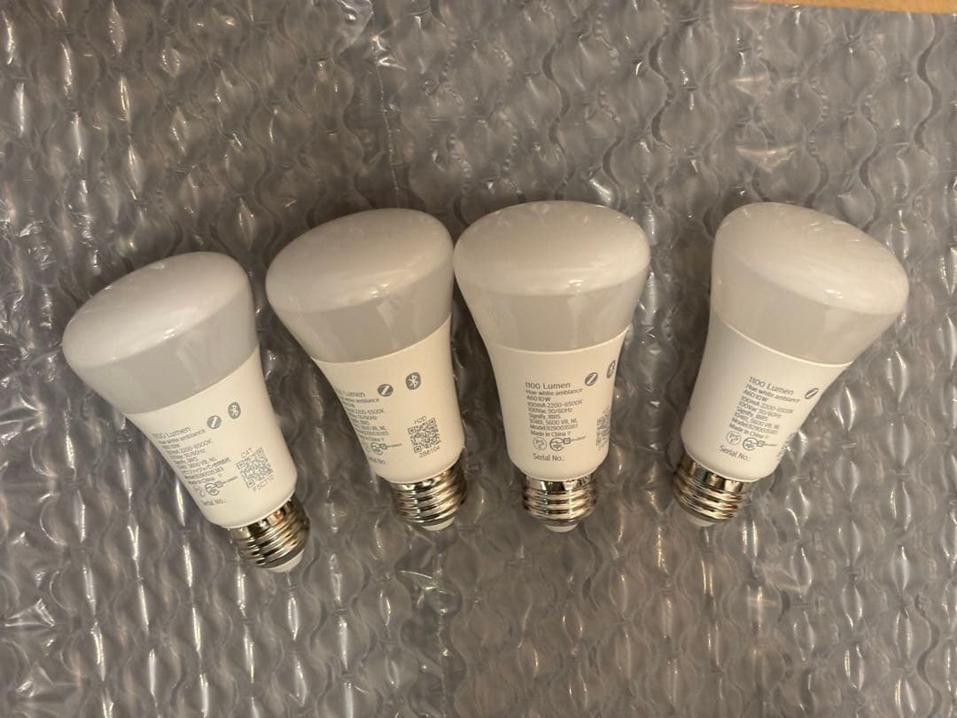 PHILIPS Hue LED電球 1100ルーメン E26 4個セット