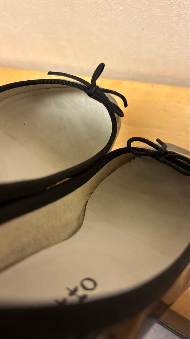 repetto レペット37 Noir エナメル　ブラック　黒