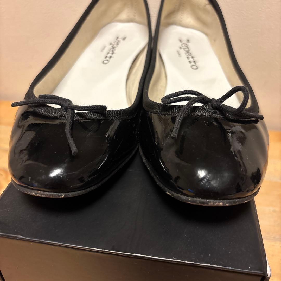 repetto レペット37 Noir エナメル　ブラック　黒