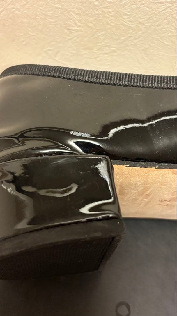 repetto レペット37 Noir エナメル　ブラック　黒