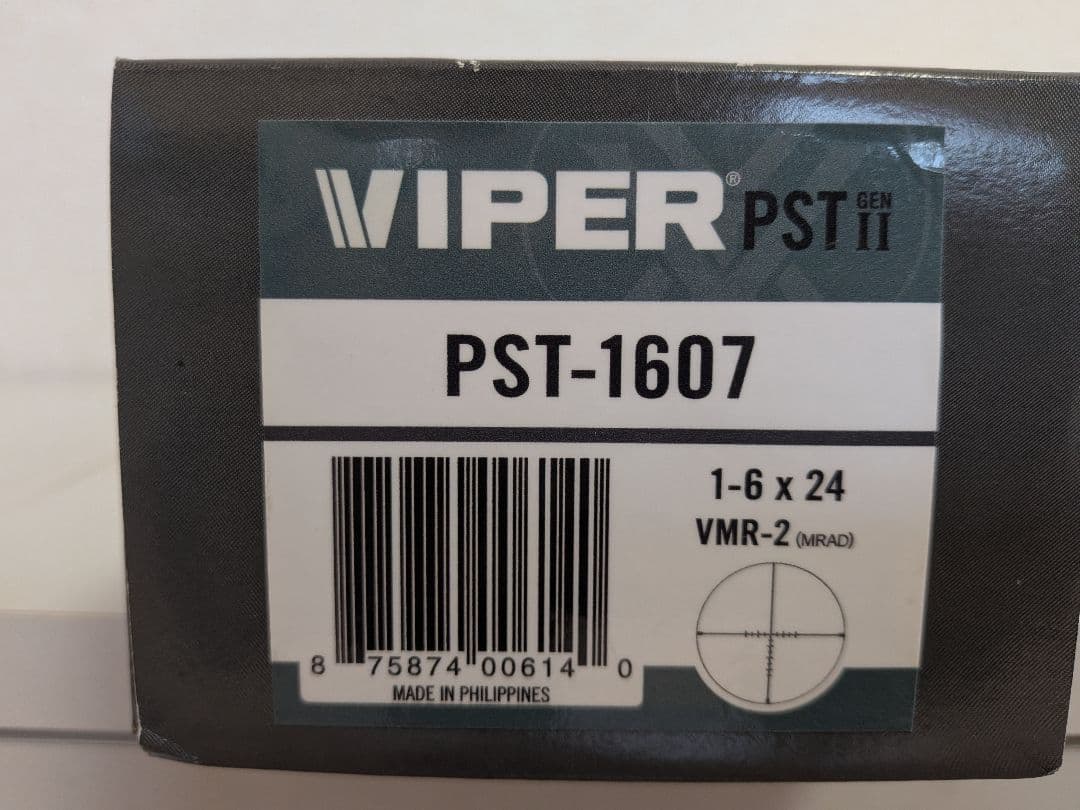 Vortex Viper PST II 1-6　ボルテックス　ライフルスコープ