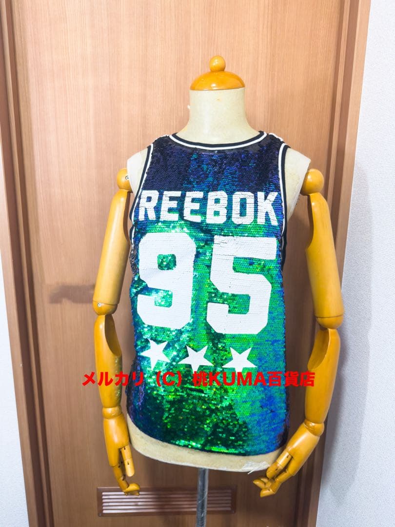 ３点セット【新品】リーボック ヨガ ダンス スパンコールスパッツ タンクトップ