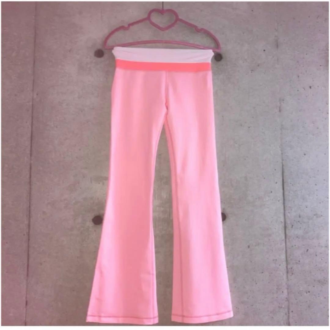 ★lululemon★ルルレモン ヨガ パンツ サイズ 8 ピンク 海外 ハワイ
