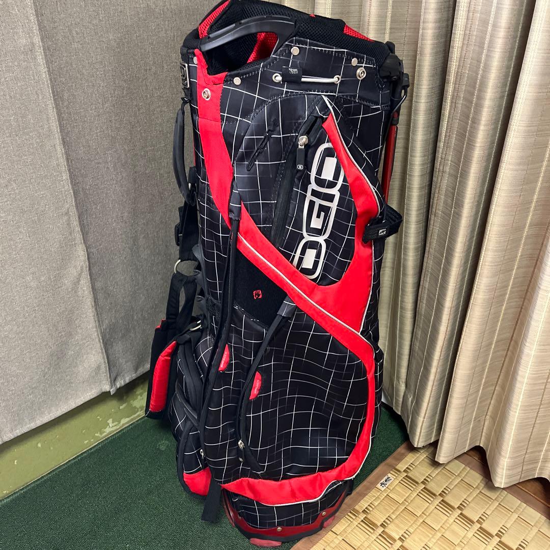 OGIO ゴルフバッグ・キャディバッグ 黒/赤