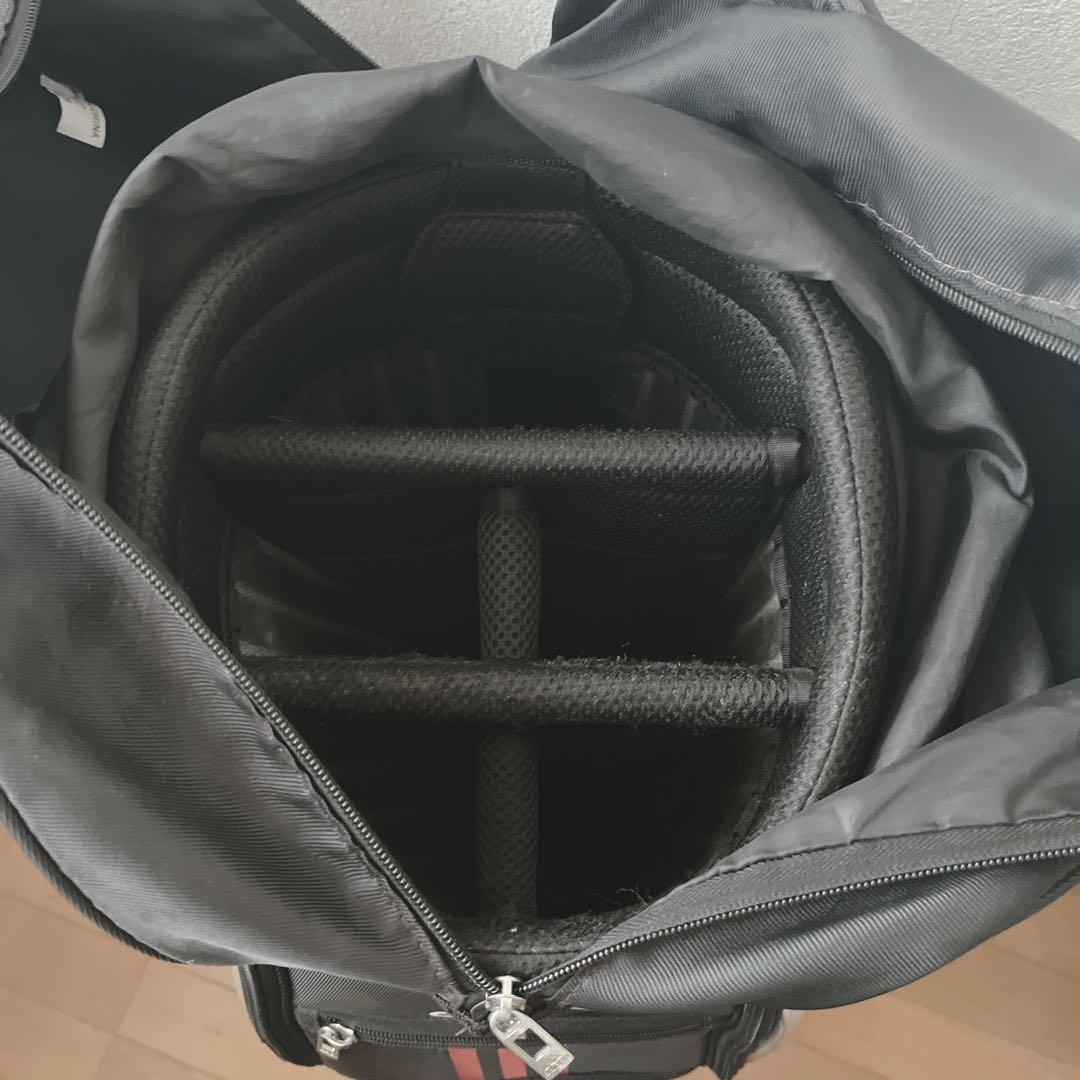 K076 美品！adidas メンズ キャディバッグ 9型