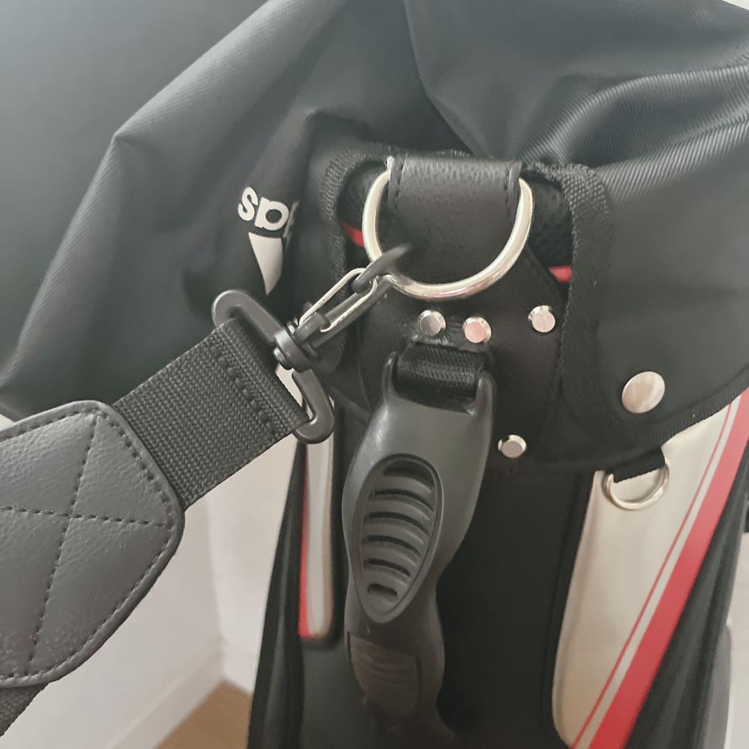K076 美品！adidas メンズ キャディバッグ 9型