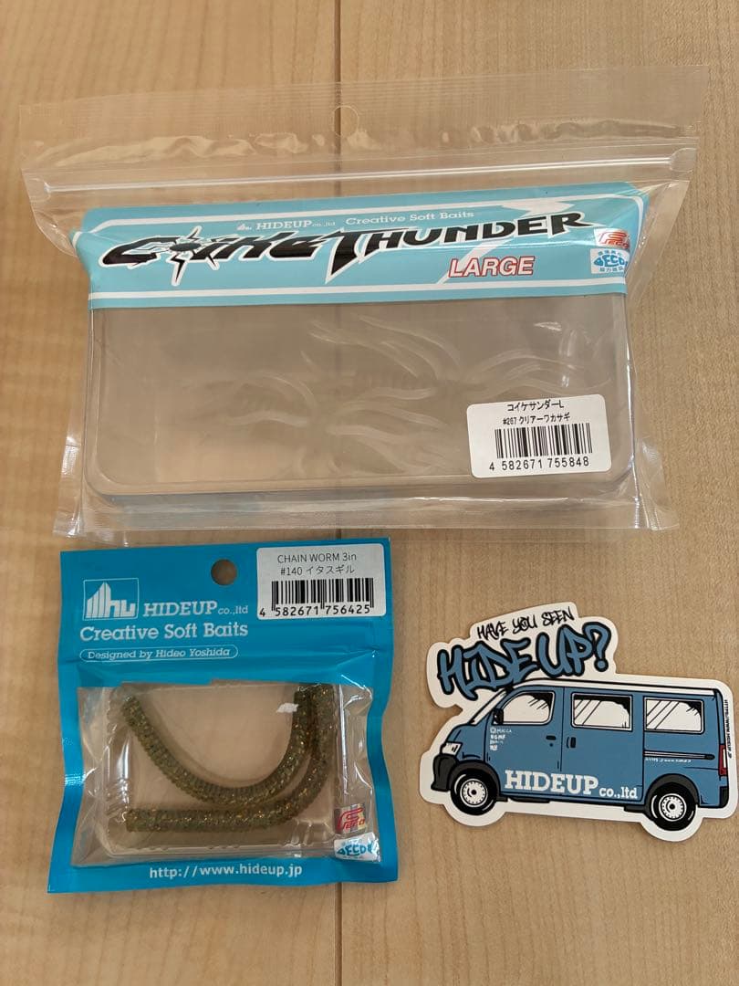 ハイドアップHIDEUP新品ノタノタNOTANOTA ステッカーなど4点セット