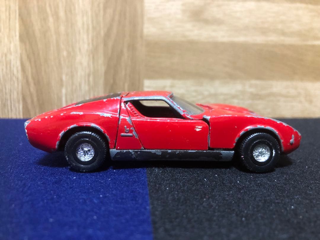 【随時値下げ中】ヨネザワ 日本製 レトロ ランボルギーニ ミウラ ミニカー