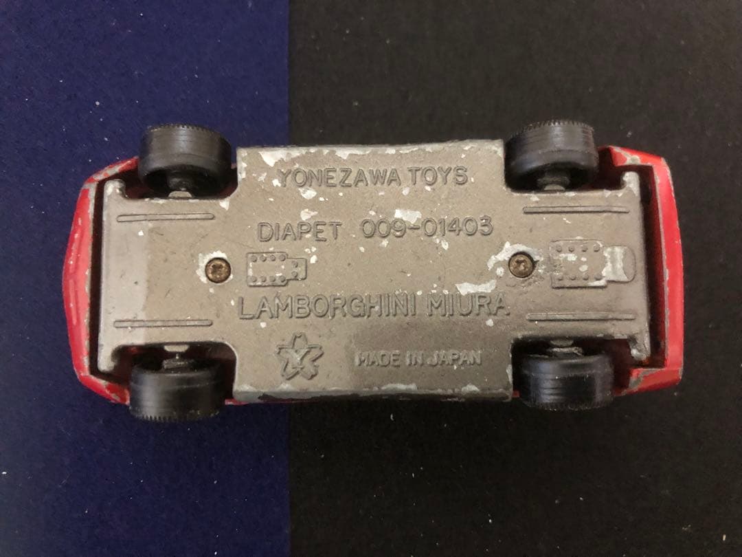 【随時値下げ中】ヨネザワ 日本製 レトロ ランボルギーニ ミウラ ミニカー