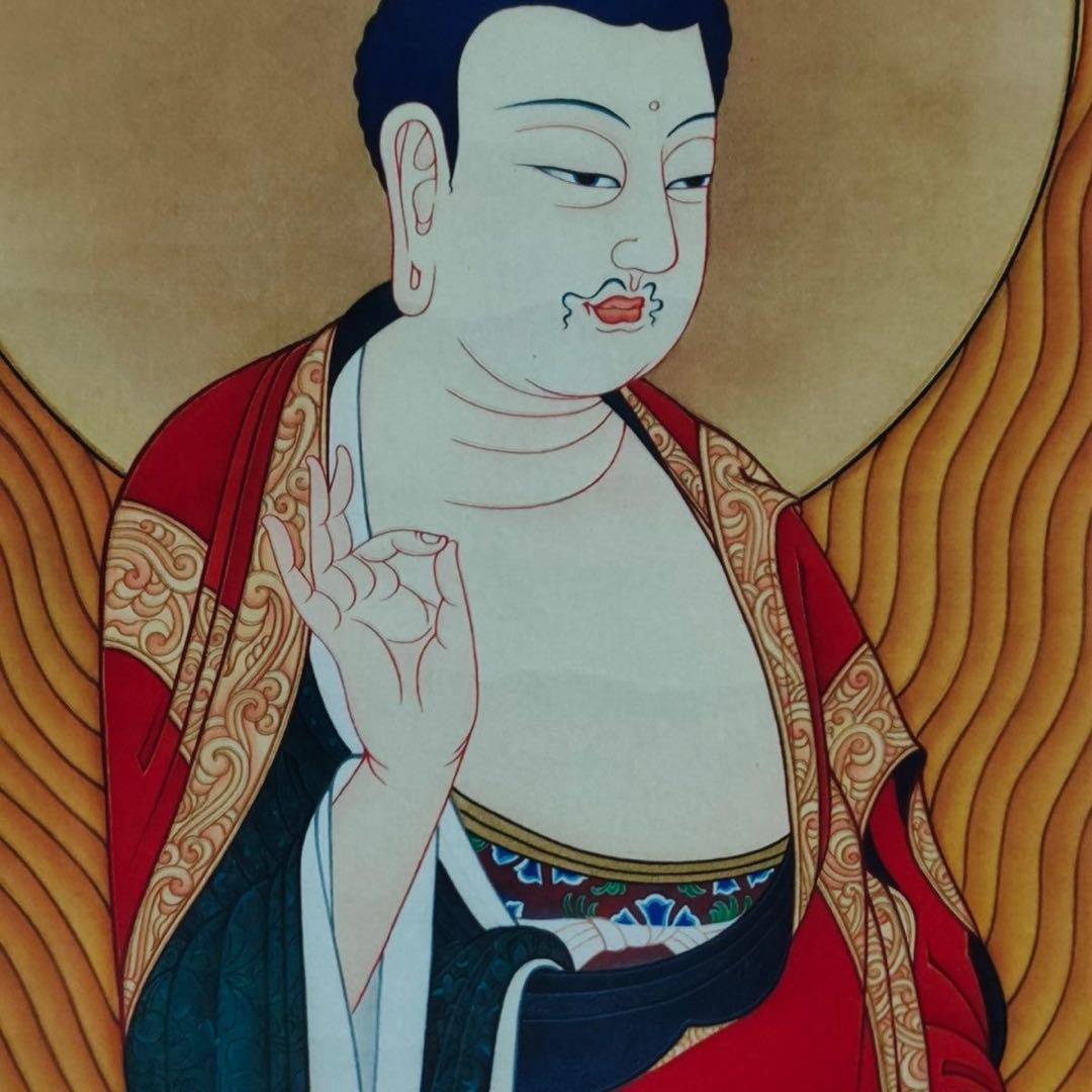 仏画 西方三聖 掛軸 168×70cm