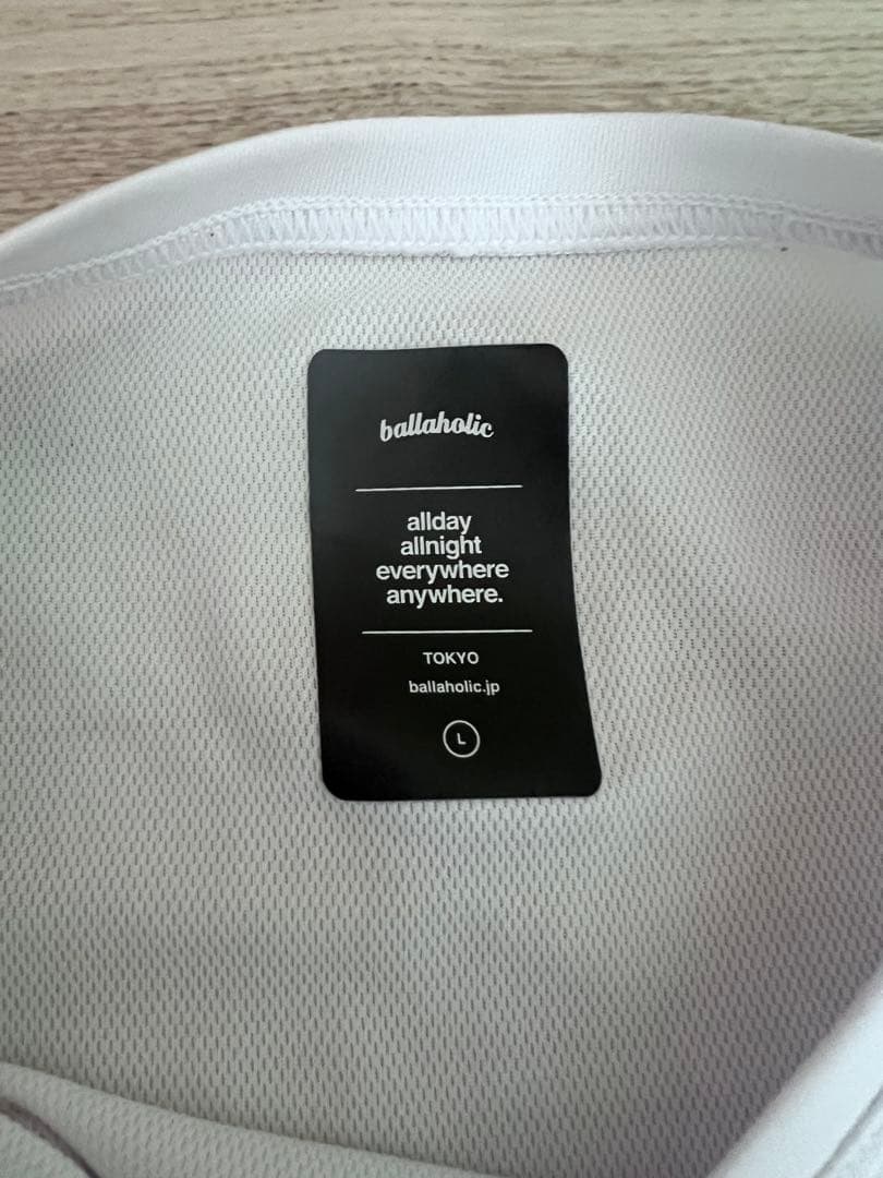 ballaholic ウォームアップウェア Lサイズ ホワイト