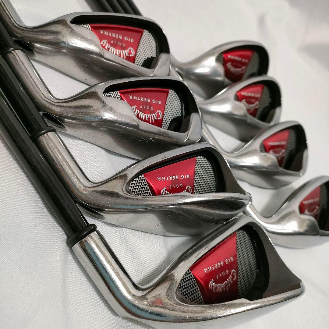 人気　希少　Callaway BIG BERTHA　4〜9.P.S 8本セット