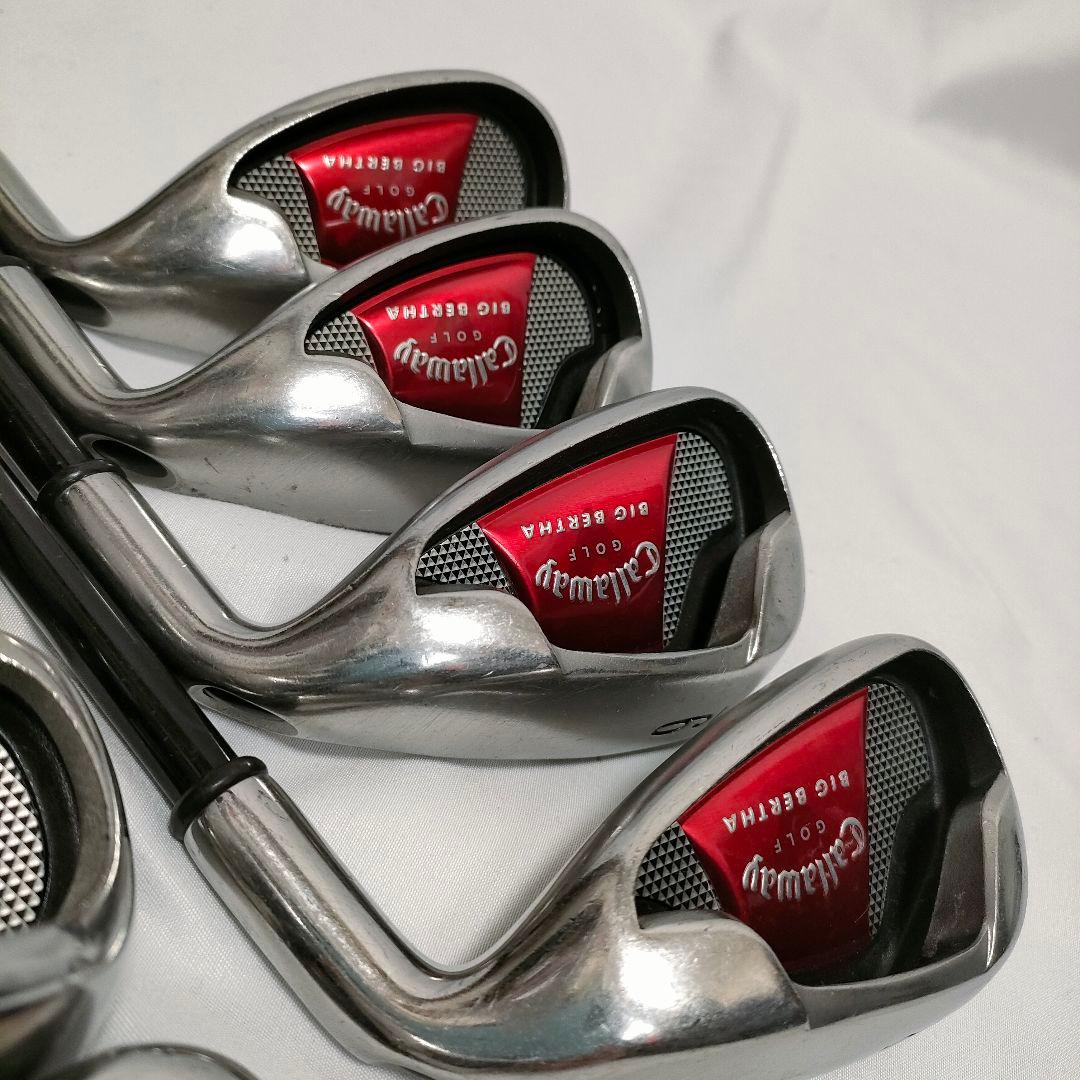 人気　希少　Callaway BIG BERTHA　4〜9.P.S 8本セット