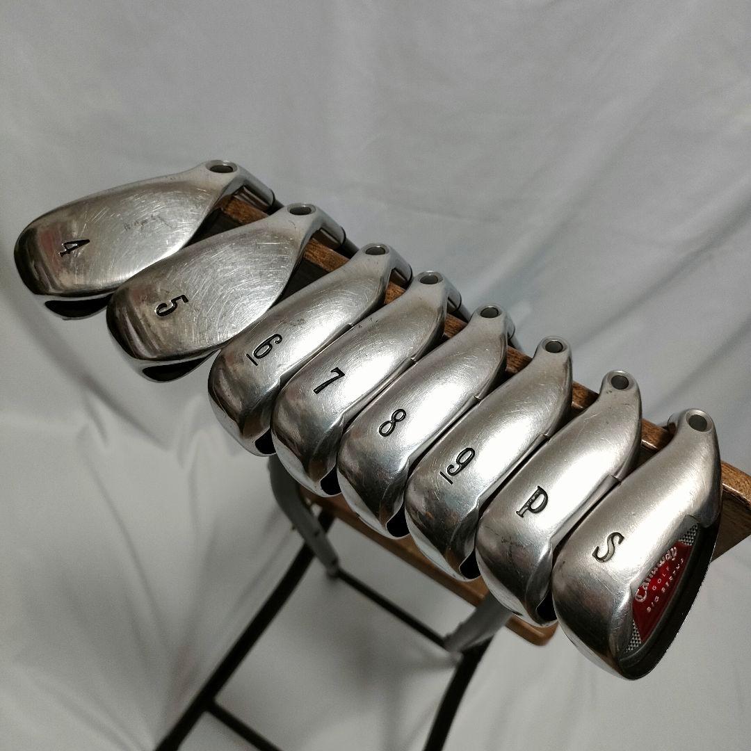 人気　希少　Callaway BIG BERTHA　4〜9.P.S 8本セット