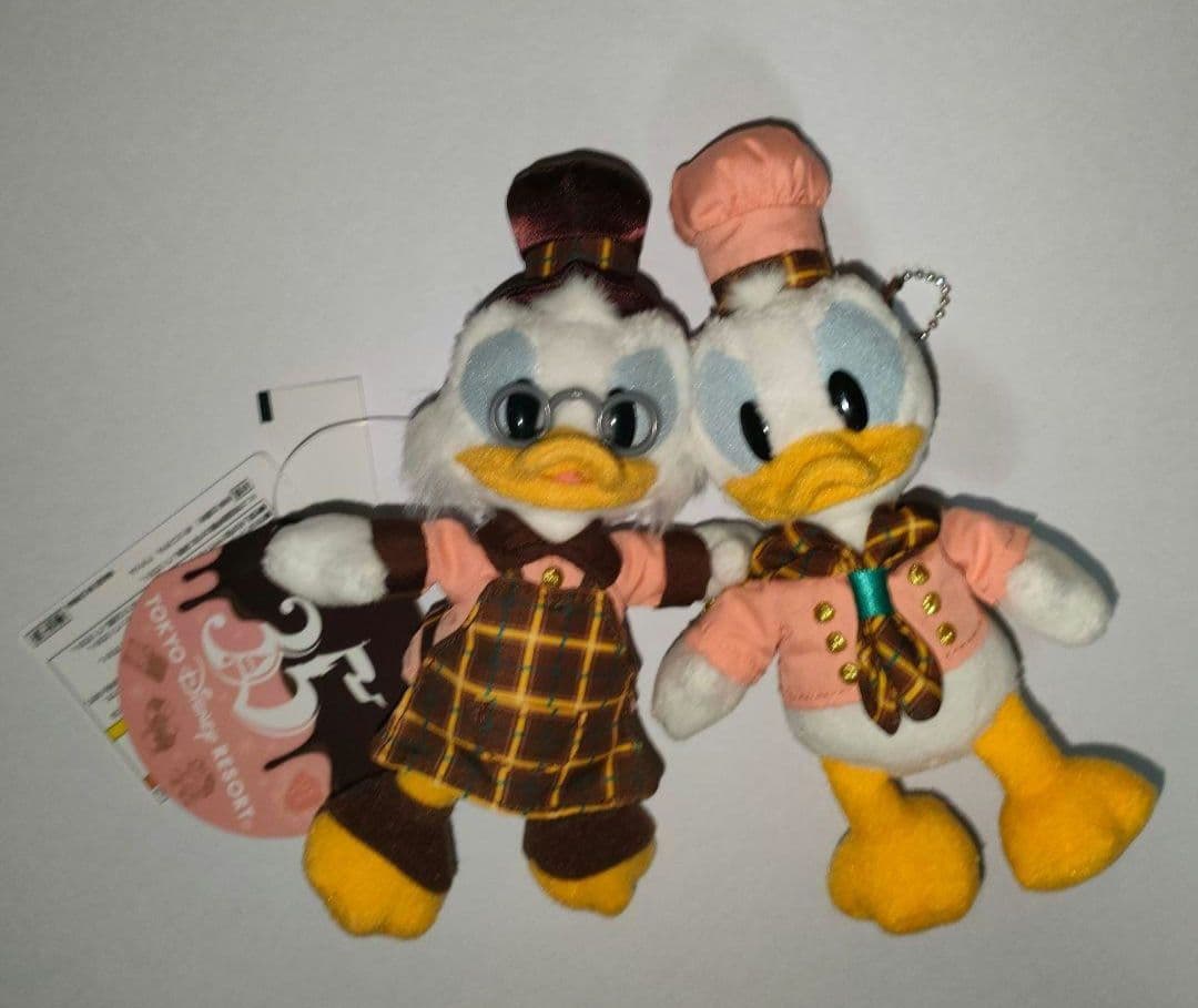 東京ディズニーランド 35周年 ドナルド スクルージ…他ぬいぐるみバッジ 3種類