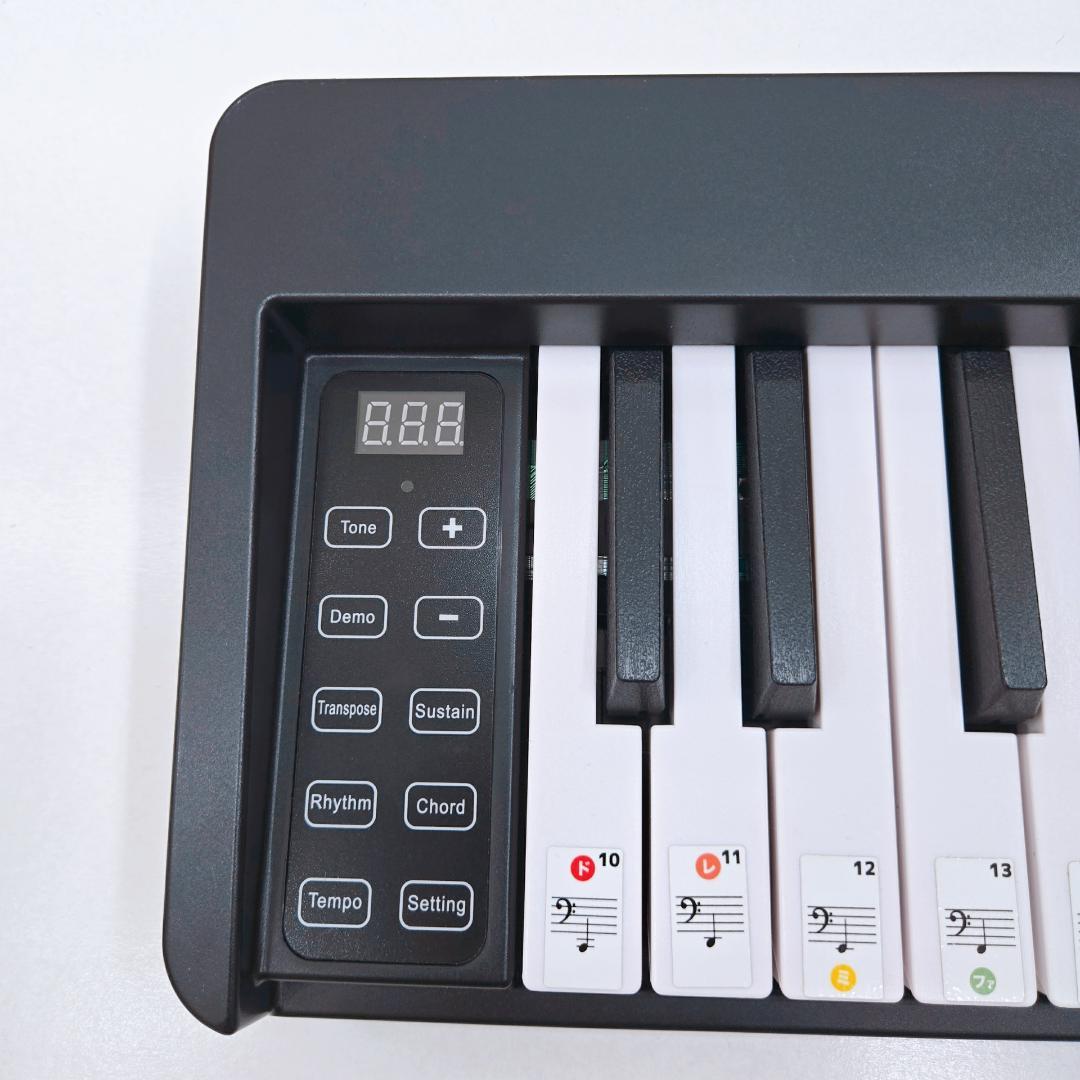 【美品】cossain 61鍵 折りたたみ式ピアノ 電子ピアノ ブラック