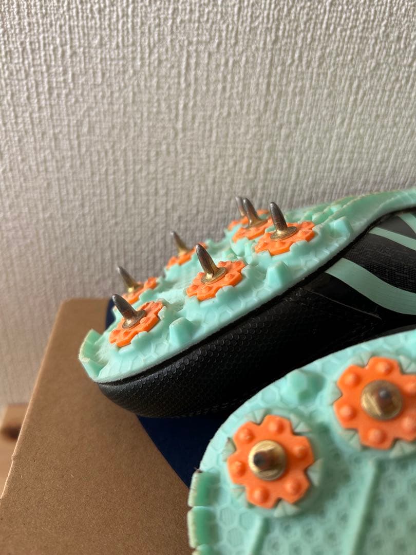 ASICS EFFORT 13 スパイクシューズ ブラック/ミント