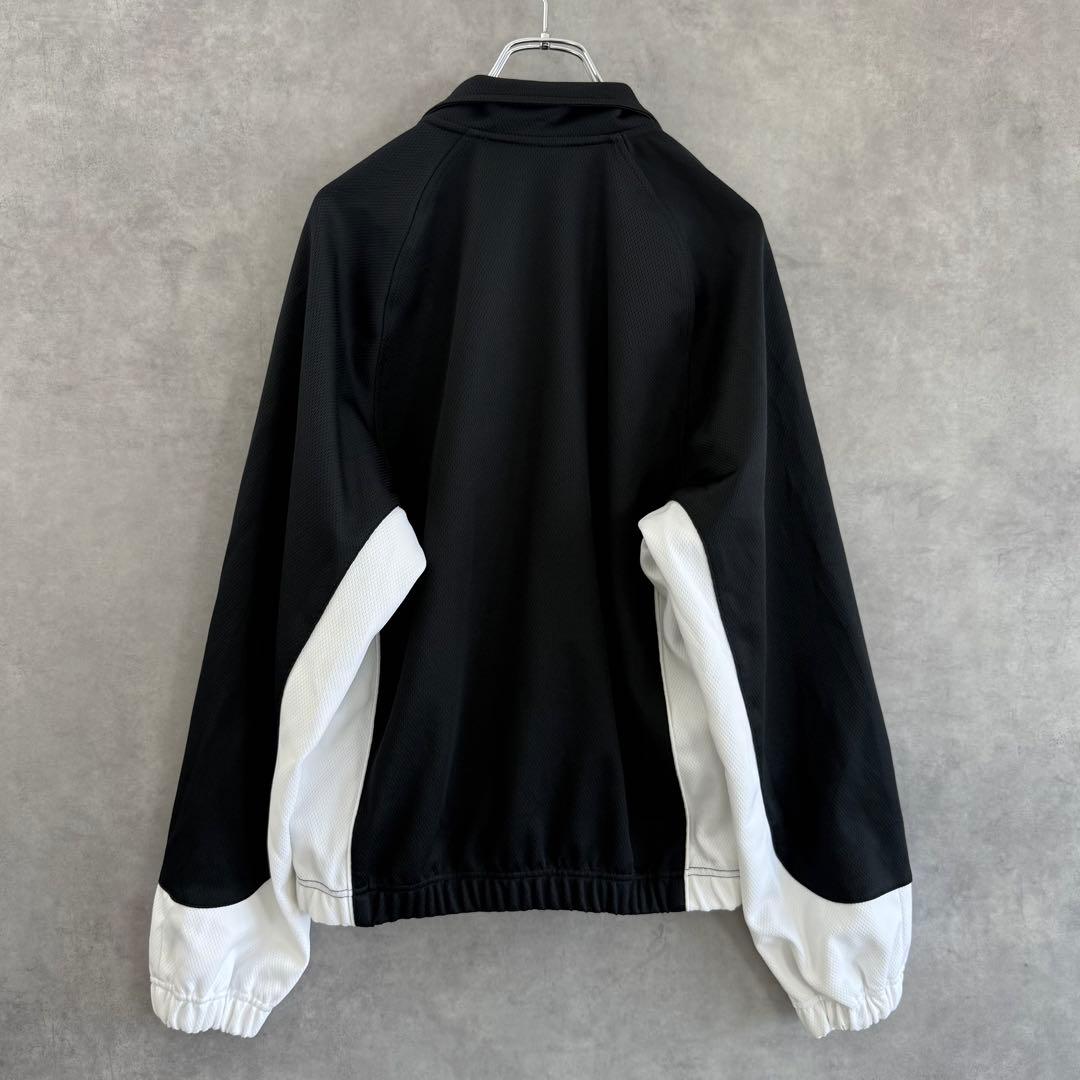 90s OLD NIKE ナイキ トラックジャケット ブラック×ホワイト S