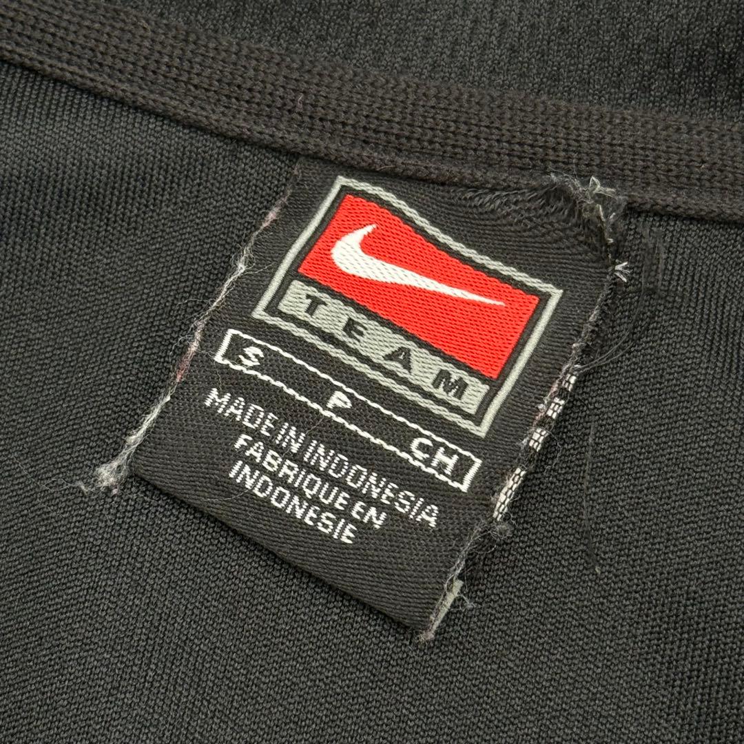 90s OLD NIKE ナイキ トラックジャケット ブラック×ホワイト S