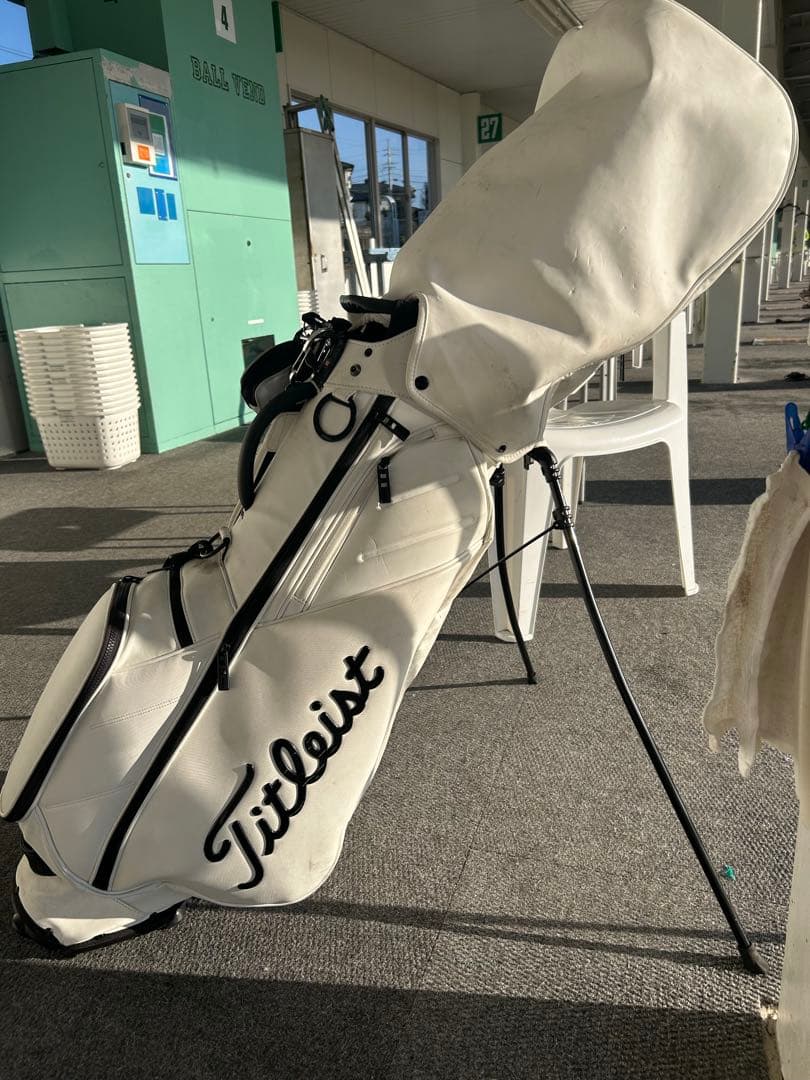 Titleist タイトリスト キャディバッグ ホワイト 9型