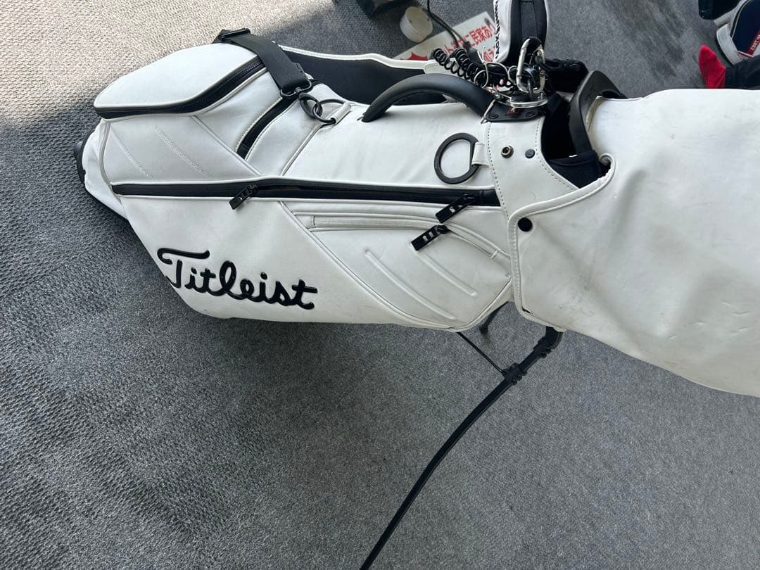 Titleist タイトリスト キャディバッグ ホワイト 9型