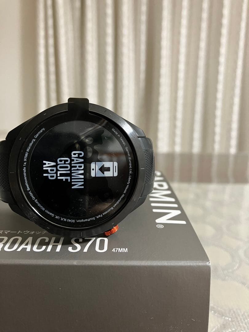 オタク様【美品】GARMIN APPROACH S70 ブラック