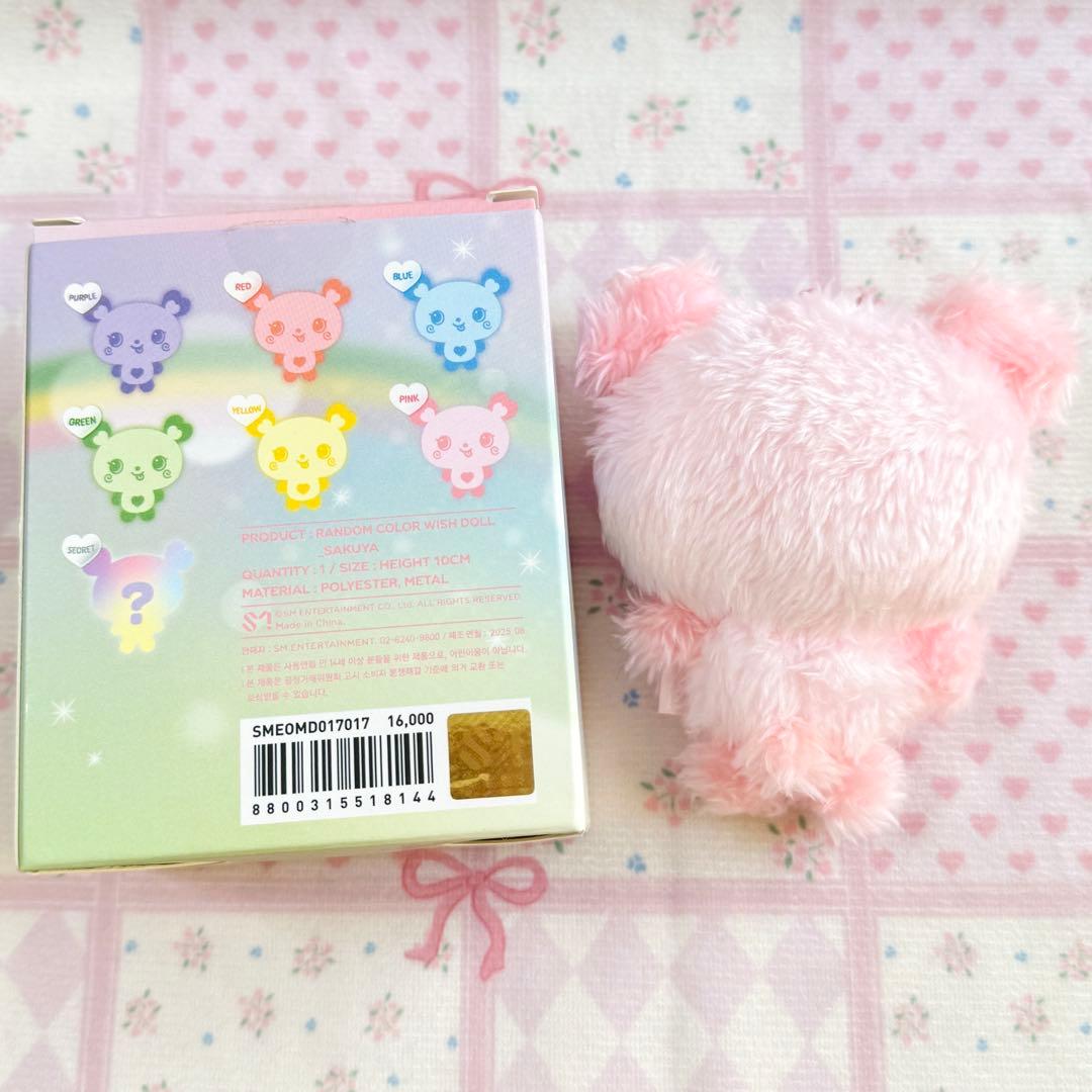 NCTWISH サクヤ WISHDOLL color ぬいぐるみ ピンク　公式品
