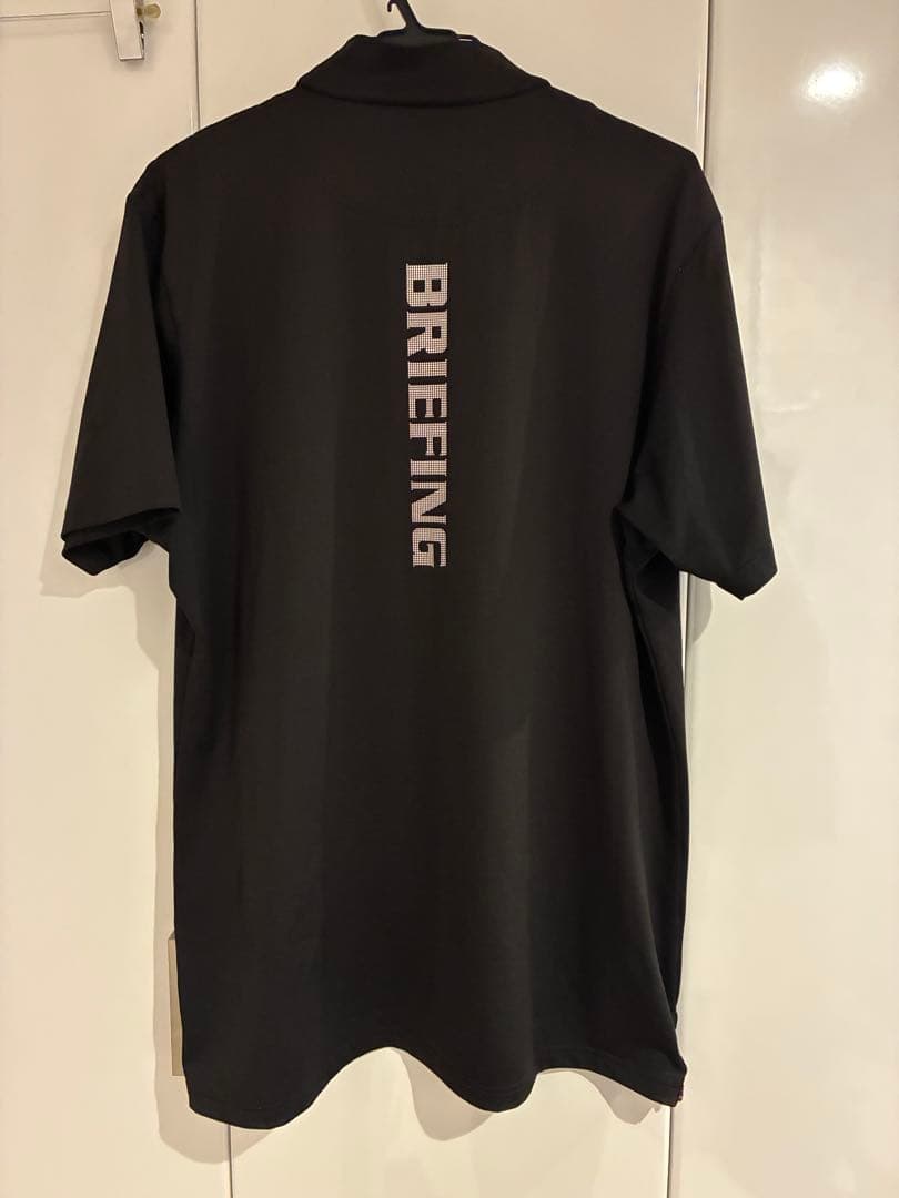 briefing ハイネックシャツ　BLACK XL BBG241M05