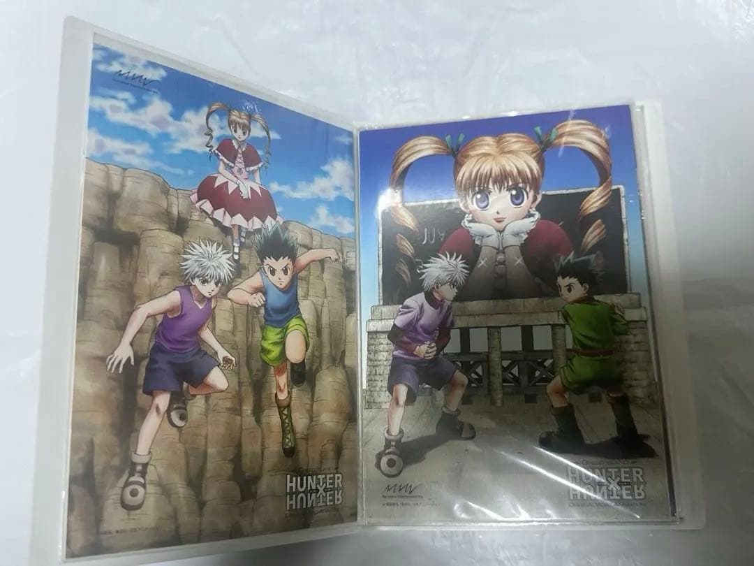 HUNTER×HUNTER ポストカード入れ　ポストカード19枚　旧