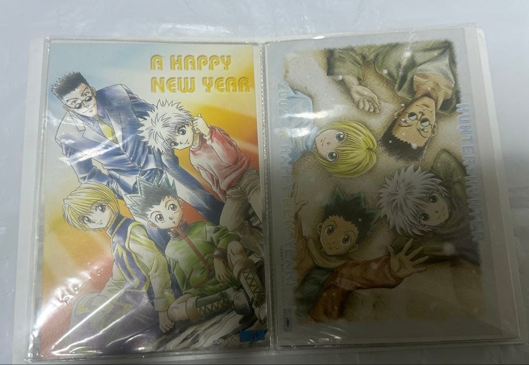 HUNTER×HUNTER ポストカード入れ　ポストカード19枚　旧