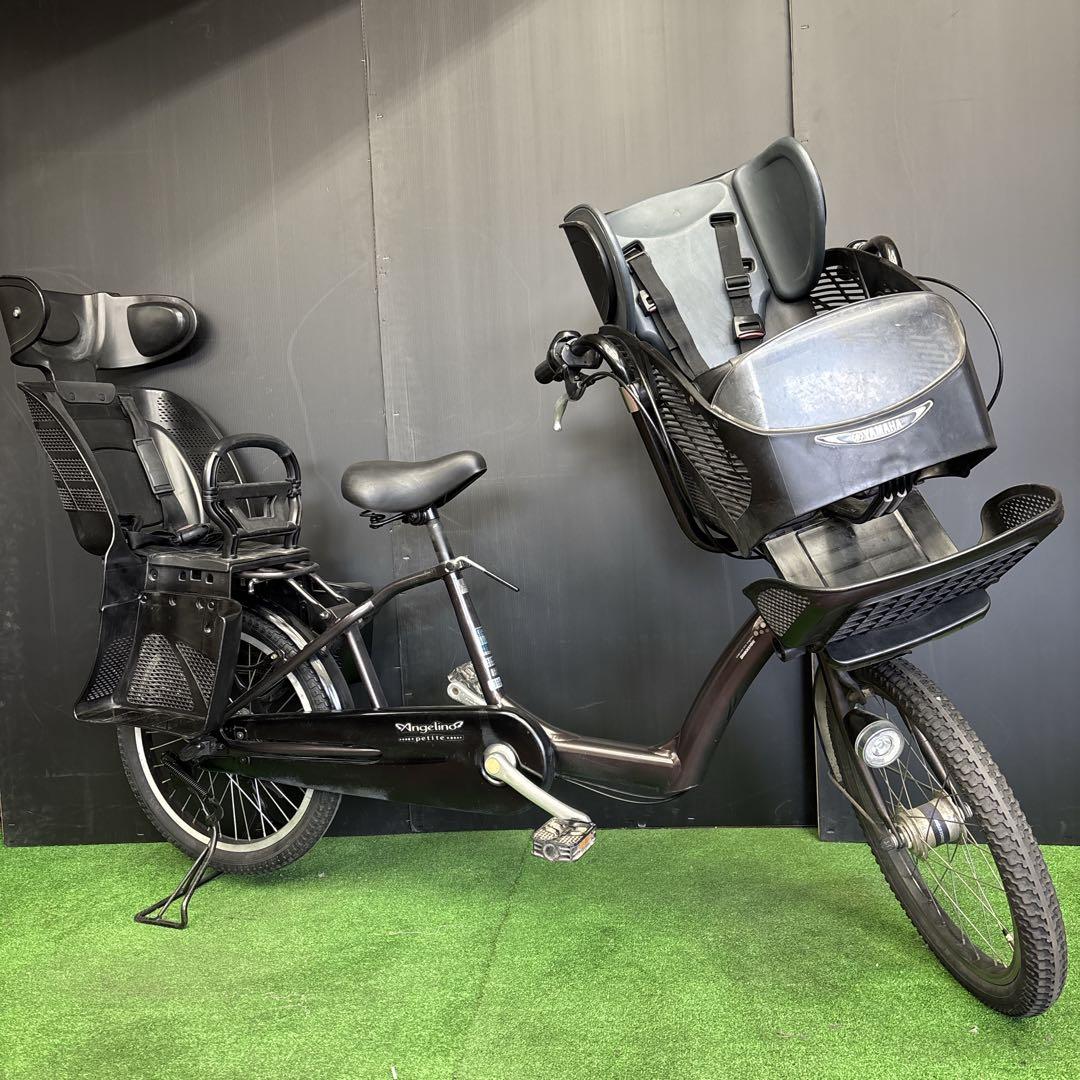 前子供乗せ自転車 BS Angelino ブラウン 3人乗り対応　89