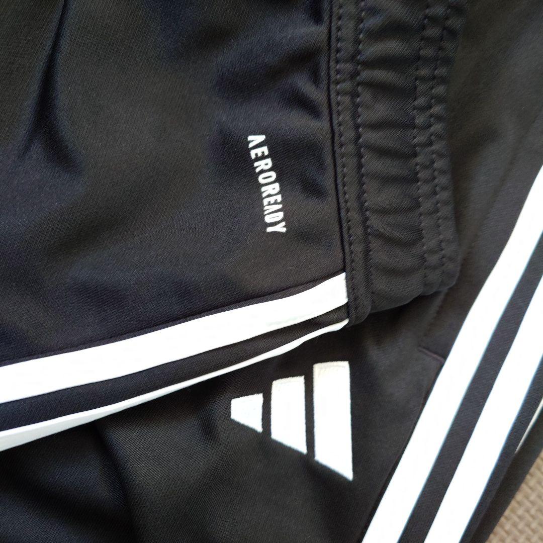 新品 adidas アディダス ジャージ上下 2XL ブラック ホワイトライン
