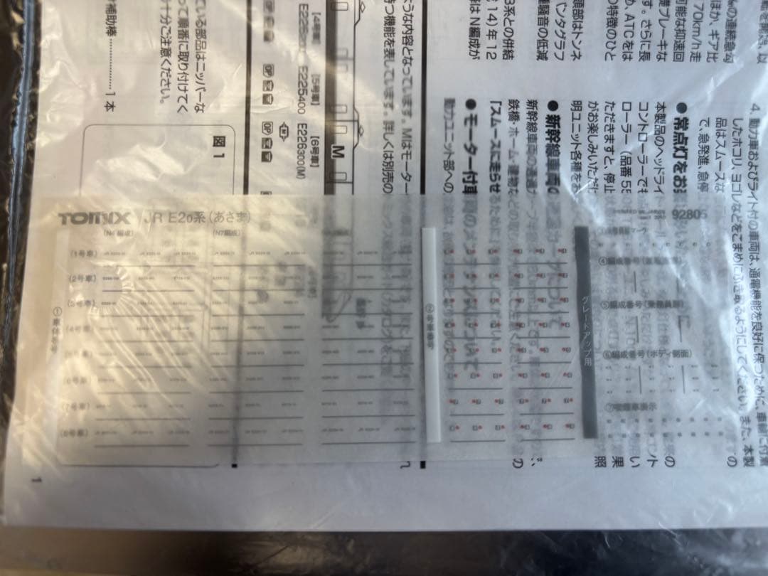 TOMIX93536 E2系新幹線0番台長野新幹線あさまセット