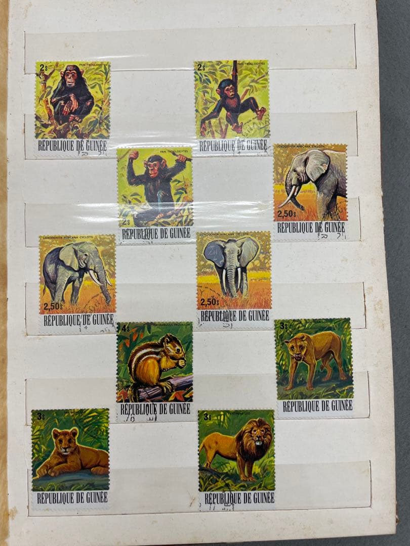 【希少•ヴィンテージ】海外切手 1960-70年代 動物・恐竜 大量まとめ売り