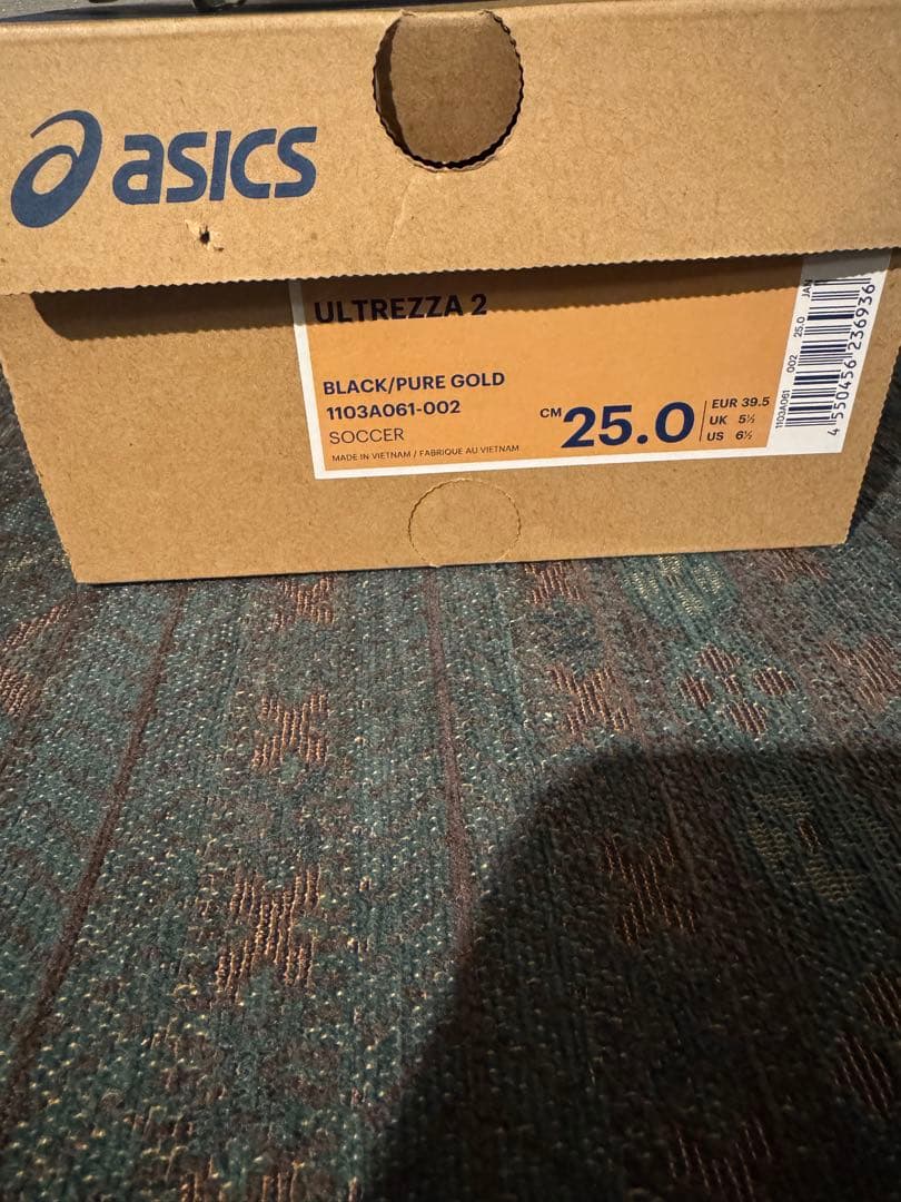 ASICS ウルトレッツァULTREZZA2 25.0cm サッカースパイク