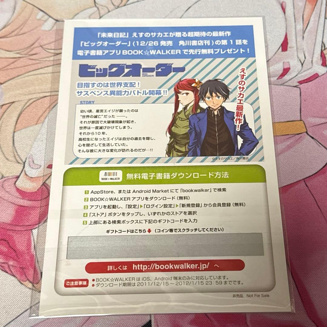 未来日記 ポストカード 我妻由乃 花嫁