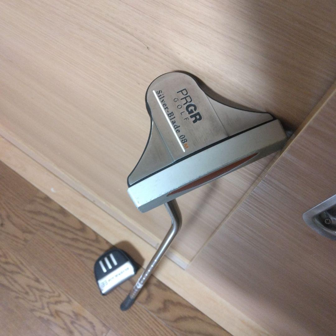 PRGR GOLF Silver-Blade 08M パター ヘッドカバー付き