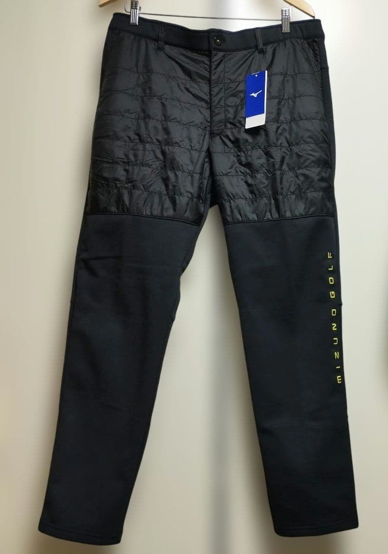 未使用 MIZUNO GOLF ハイブリッドパンツ 裾上げ加工 裏起毛素材ミズノ