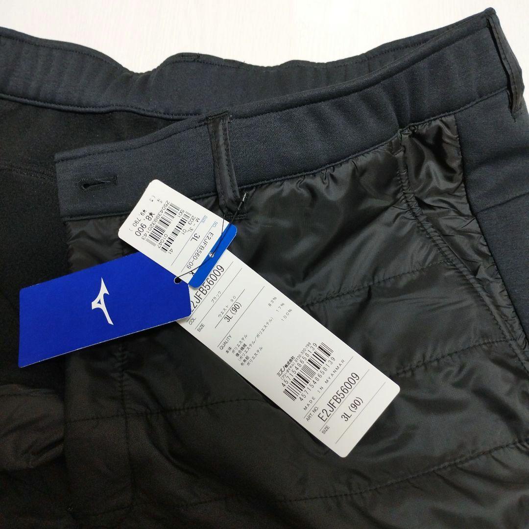 未使用 MIZUNO GOLF ハイブリッドパンツ 裾上げ加工 裏起毛素材ミズノ