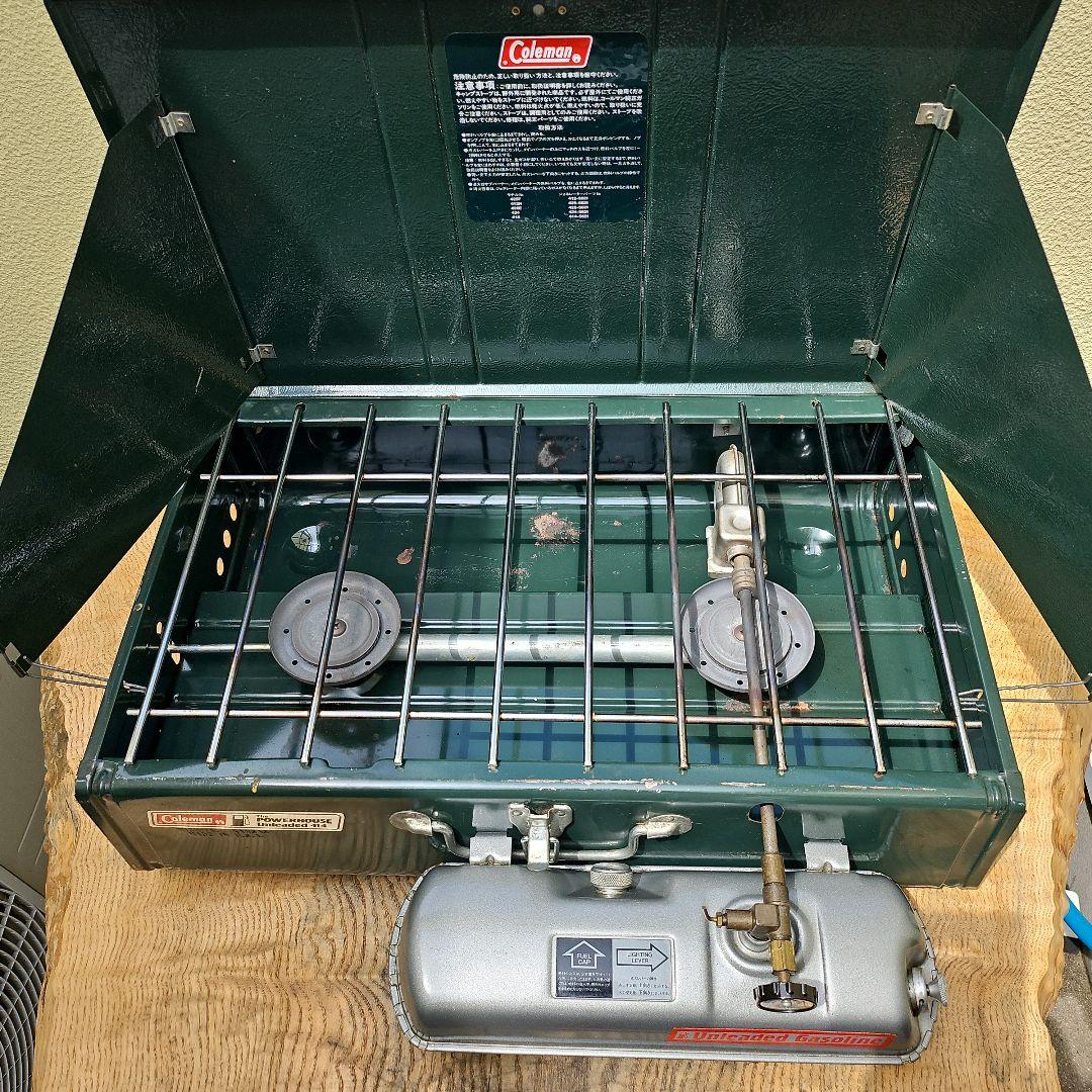 Coleman 414 ツーバーナーコンロ 無鉛ガソリン