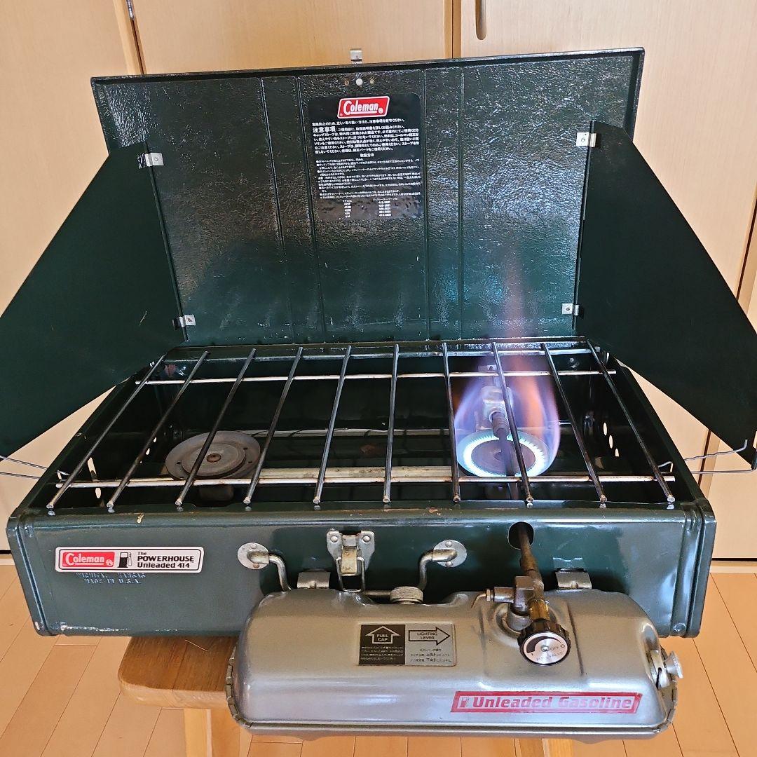 Coleman 414 ツーバーナーコンロ 無鉛ガソリン