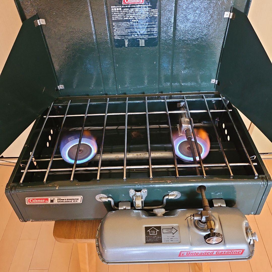Coleman 414 ツーバーナーコンロ 無鉛ガソリン