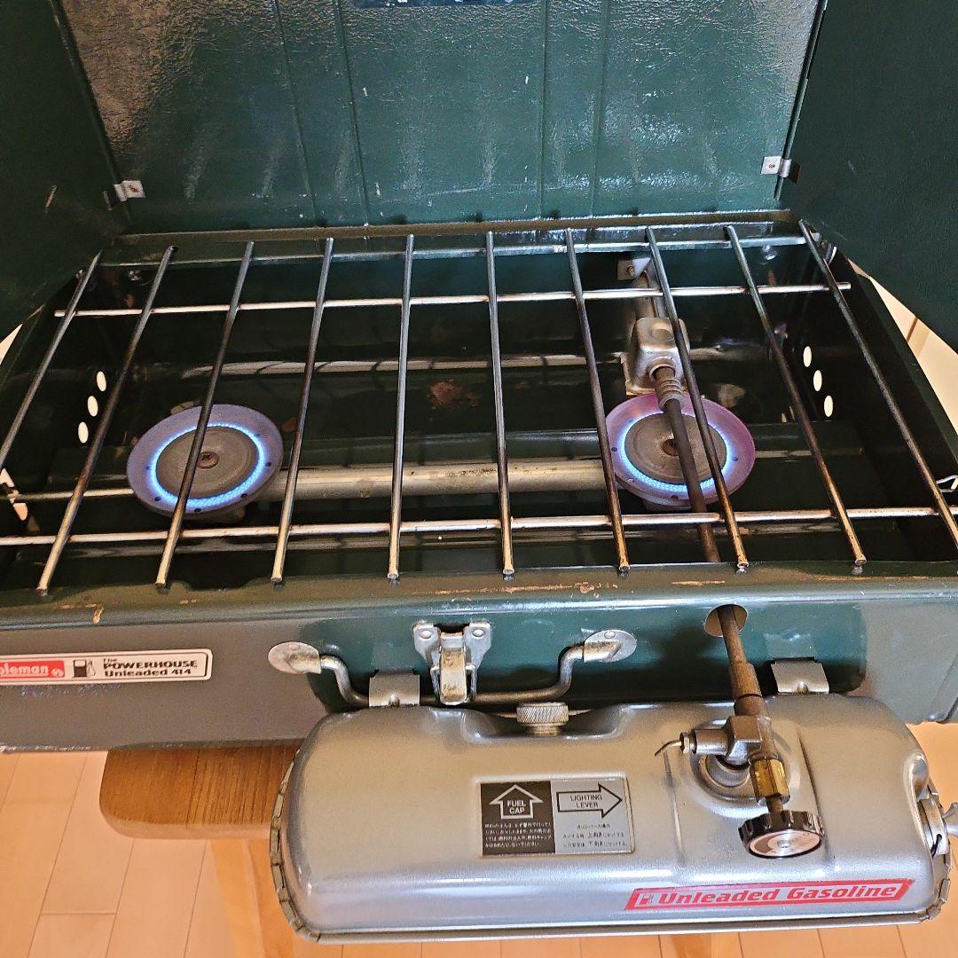 Coleman 414 ツーバーナーコンロ 無鉛ガソリン
