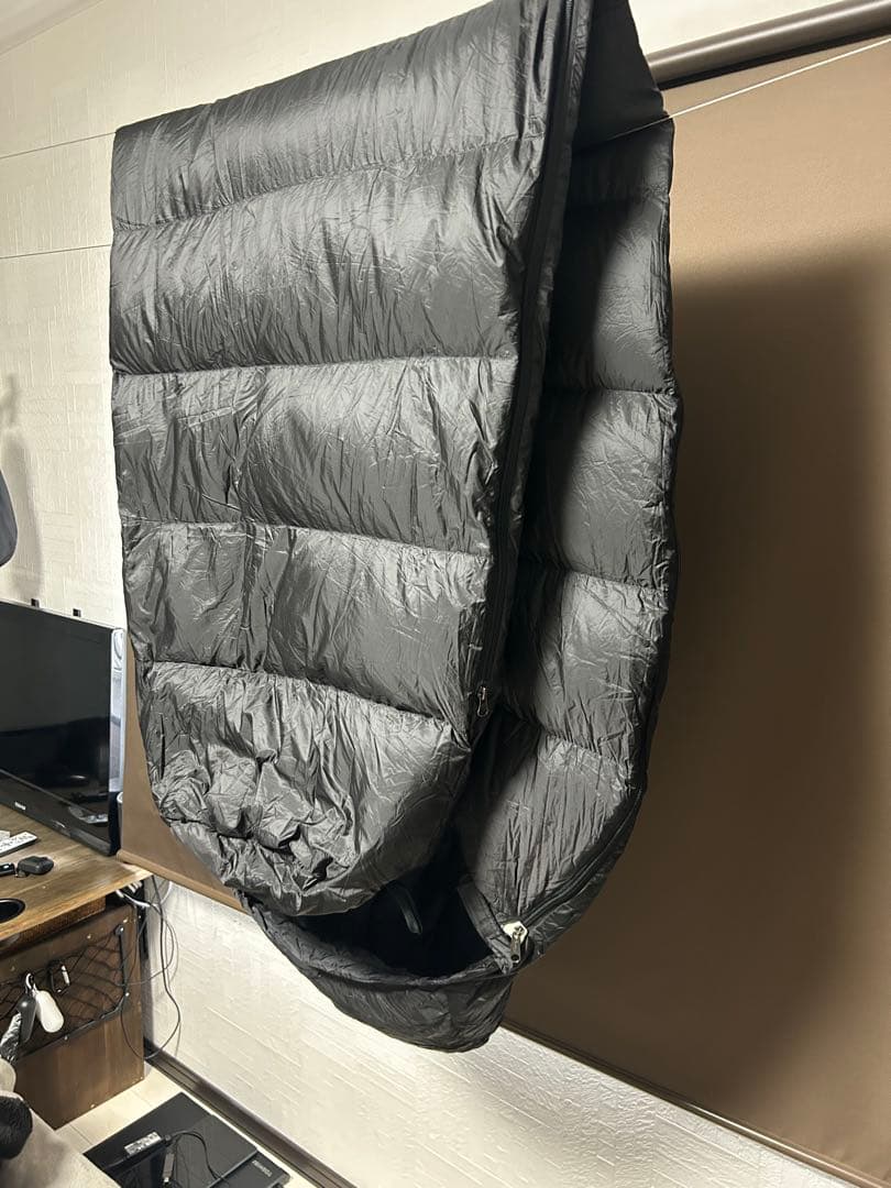 美品　NANGA ブラック ダウンシュラフ　370STD 限定モデル