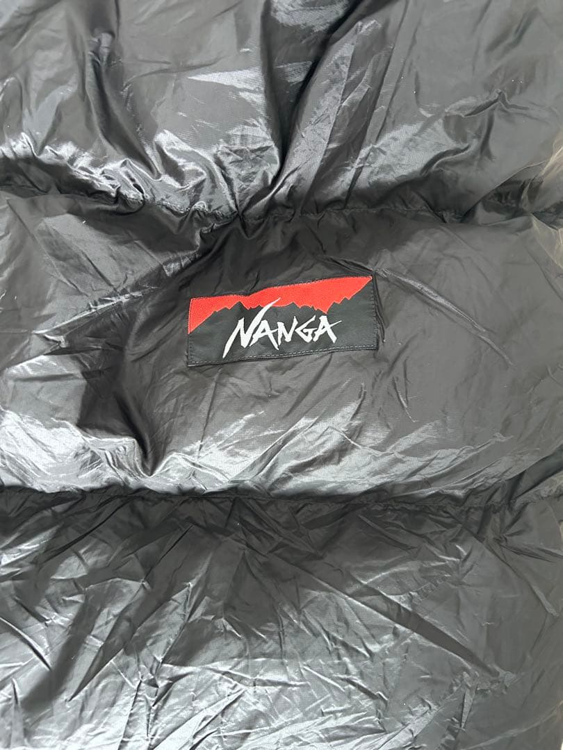 美品　NANGA ブラック ダウンシュラフ　370STD 限定モデル
