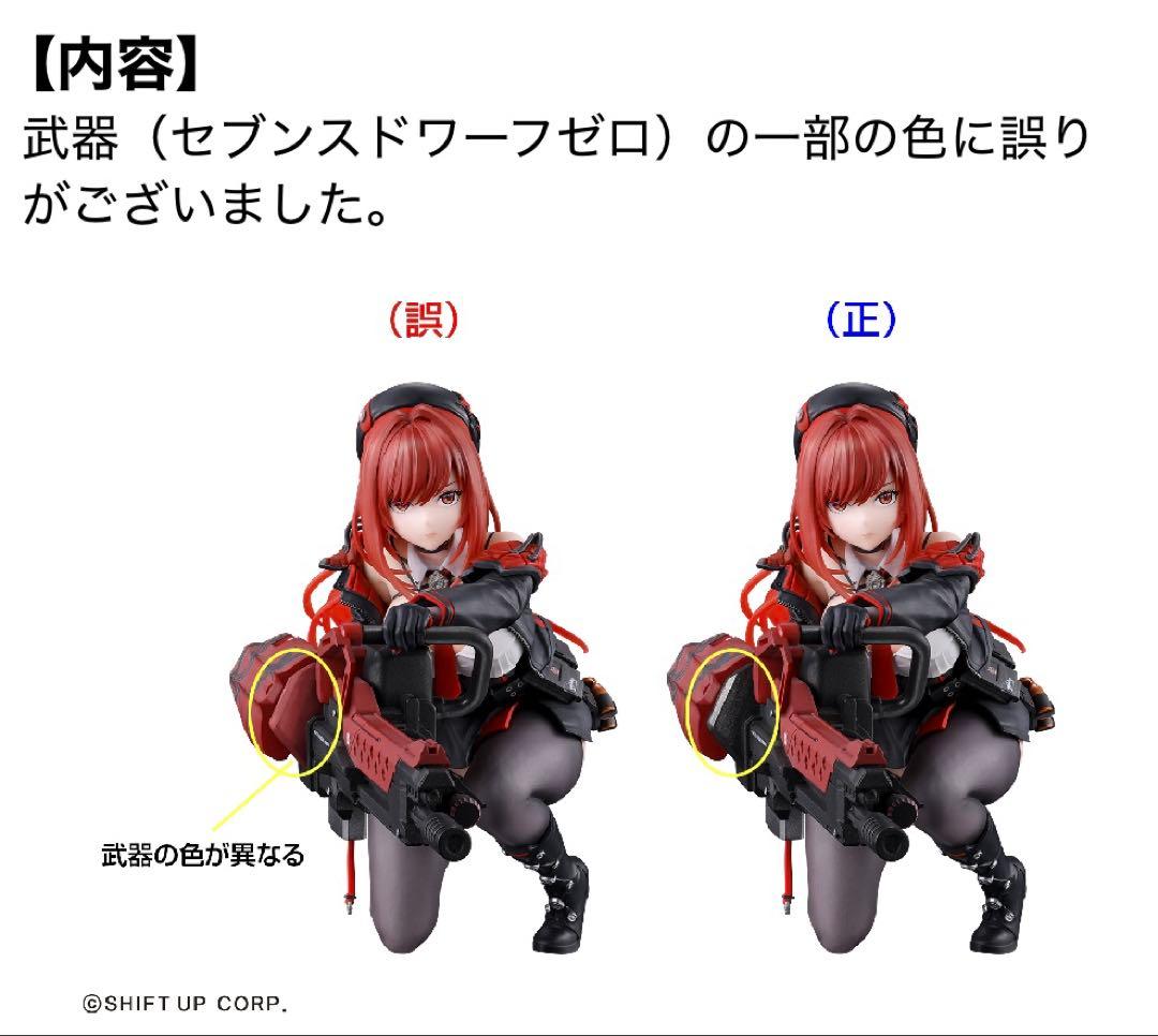 一番くじ　勝利の女神　NIKKE ラピ・レッドフード　フィギュア　交換対応品