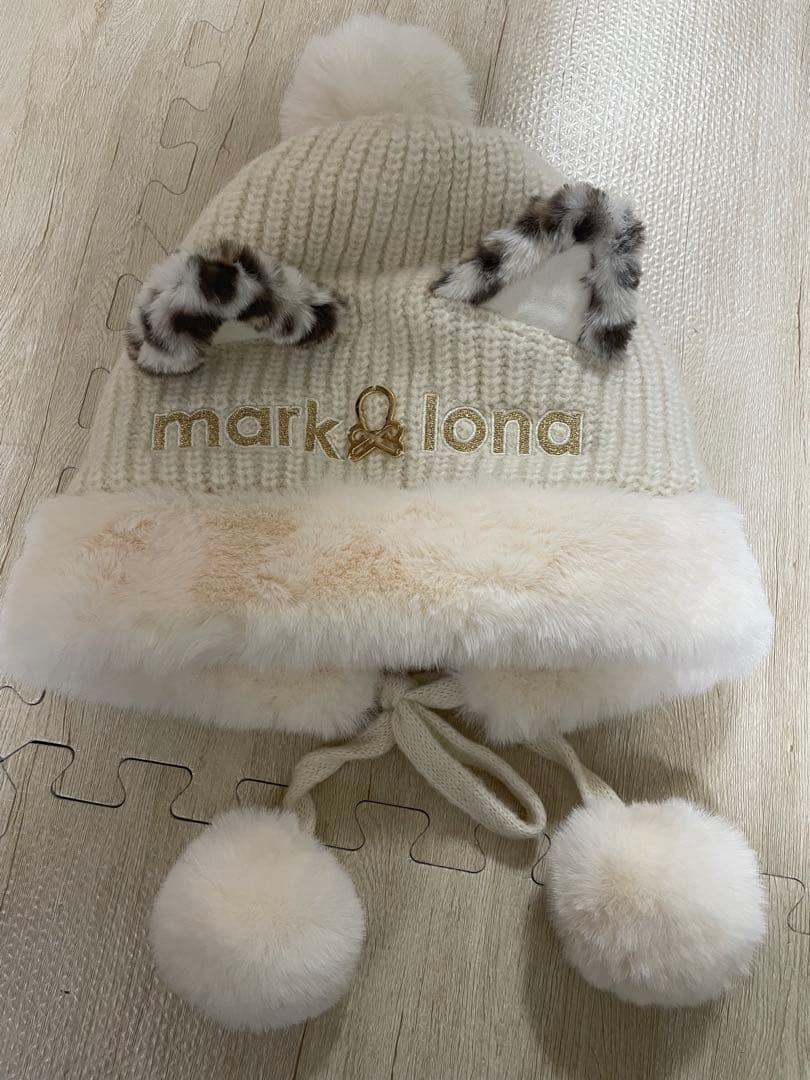 2点セット 25AW MARK&LONA Furry Cat Beanie